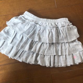 プチバトー(PETIT BATEAU)のプチバトー フリルスカート 4ans(スカート)