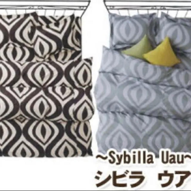 Sybilla(シビラ)のまるちゃん様専用 シビラ 敷布団カバー 黒 インテリア/住まい/日用品の寝具(シーツ/カバー)の商品写真