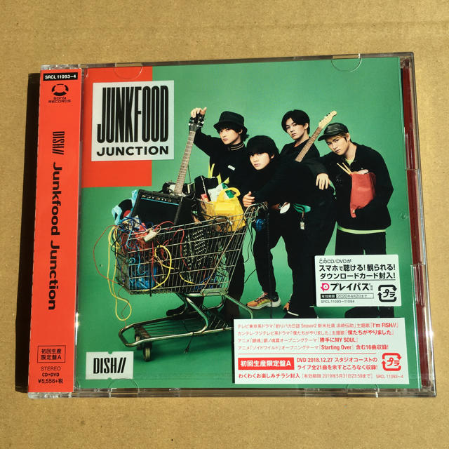 ポップス/ロック(邦楽)DISH// Junkfood Junction 初回限定盤A +DVD 新品