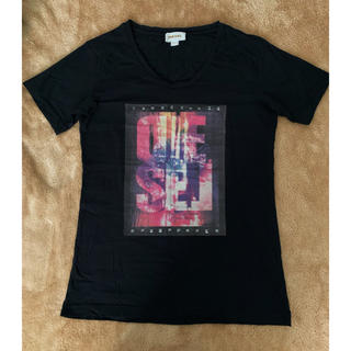 ディーゼル(DIESEL)のDIESEL ディーゼル Tシャツ 黒 サイズS(Tシャツ/カットソー(半袖/袖なし))