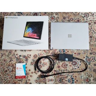 マイクロソフト(Microsoft)の【送料無料】surface Book2 13インチ HN4-00012 美品(ノートPC)