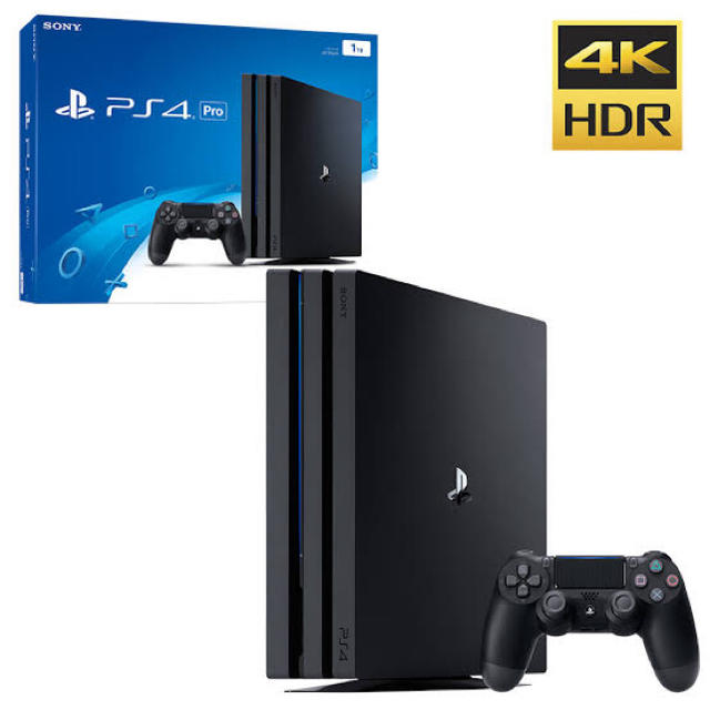 [新品未開封][送料無料]PS4 pro ジェットブラック 1TB