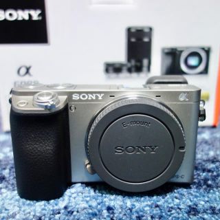 ソニー(SONY)の【バリバリ様専用】SONY α6000 シルバー ボディのみ(ミラーレス一眼)