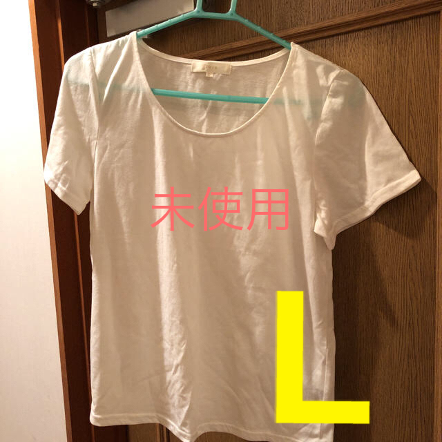 grove(グローブ)の白無地半袖T Lサイズ グローブ (＊値下げ レディースのトップス(Tシャツ(半袖/袖なし))の商品写真