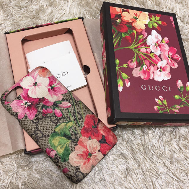 ディズニー iphoneケース 手帳型 | Gucci - GUCCI❤︎GGブルームス iPhoneケースの通販 by yuzu｜グッチならラクマ