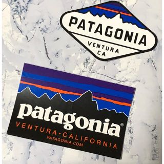 パタゴニア(patagonia)のセット品 パタゴニア patagonia 定番 黒 ひし形 ステッカー 正規品(その他)