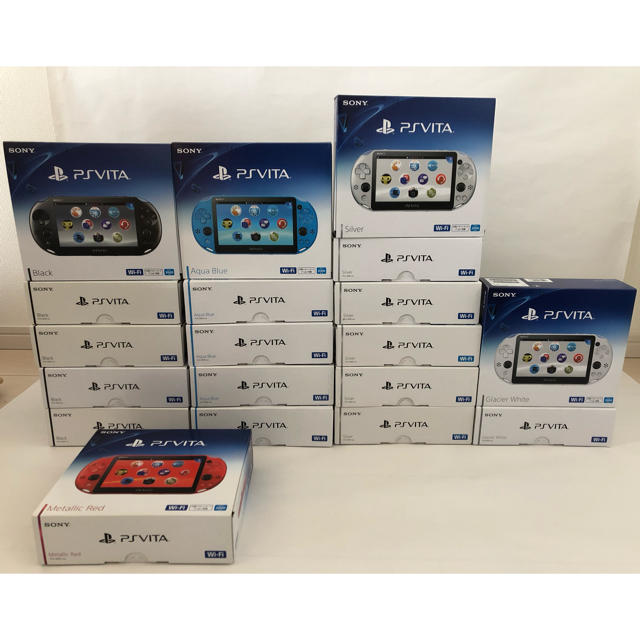 新品未使用】PSvita 本体 メーカー生産終了品 19個セット - www