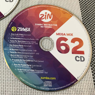 ズンバ(Zumba)のZUMBA CD / MEGA MIX Volume 62(スポーツ/フィットネス)