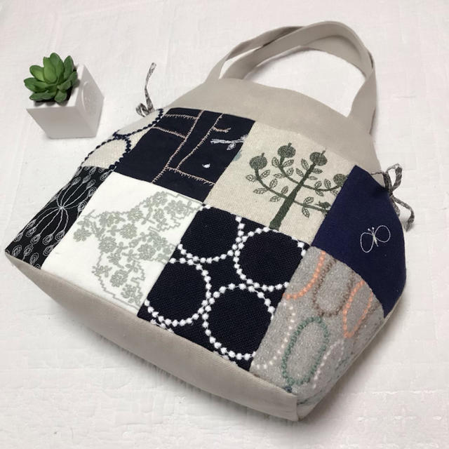 春tote ⚮̈ ミナペルホネン ハンドメイド バッグ 春tote ⚮̈ ミナペルホネン ハンドメイド バッグ