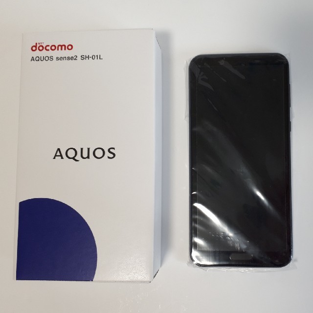 新品未使用 AQUOS sense2 SH-01L ブラック simロック解除済