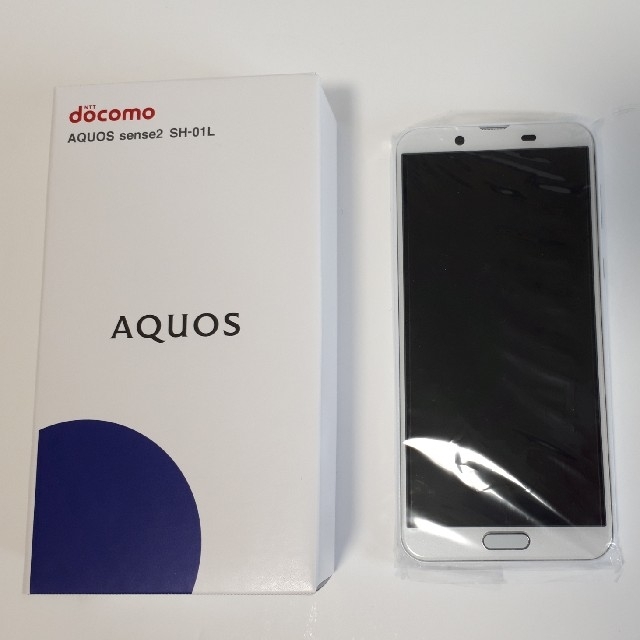 新品未使用 AQUOS sense2 SH-01L ホワイト simロック解除済