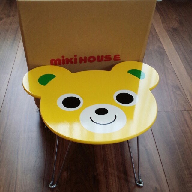 mikihouse(ミキハウス)のミキハウステーブル美品♡ インテリア/住まい/日用品の机/テーブル(折たたみテーブル)の商品写真