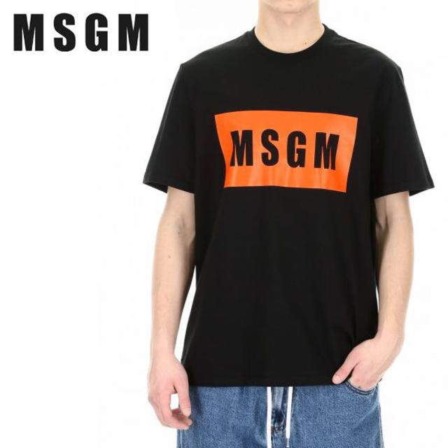 MSGM - 専用 MSGM ブラック BOXロゴ 半袖 Tシャツ size XLの通販 by 