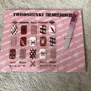 東方神起 ネイルシールヤスリ付き(ネイル用品)