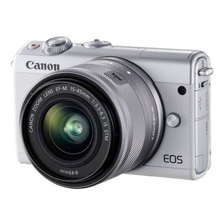 キヤノン(Canon)の新品 Canon EOS M100 レンズ付 ホワイト(ミラーレス一眼)