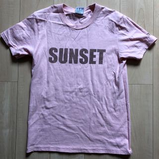 ティーエムティー(TMT)のTMT SUNSET Tシャツ サイズM ピンク スポット(Tシャツ/カットソー(半袖/袖なし))