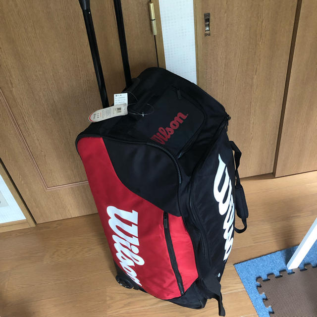 wilson(ウィルソン)のテニスバッグ キャリー付き スポーツ/アウトドアのテニス(バッグ)の商品写真