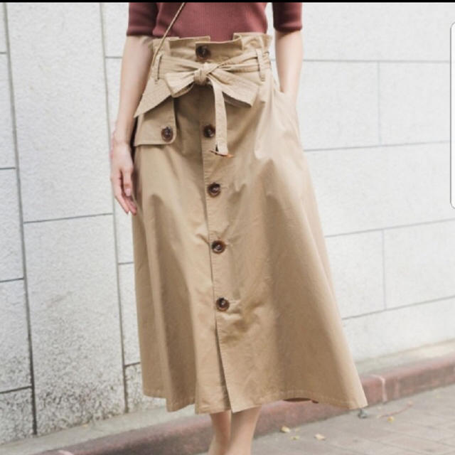 Andemiu(アンデミュウ)のトレンチスカート レディースのスカート(ひざ丈スカート)の商品写真