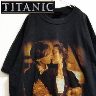 サンタモニカ(Santa Monica)のVintage TITANIC タイタニック Tシャツ 黒(Tシャツ/カットソー(半袖/袖なし))