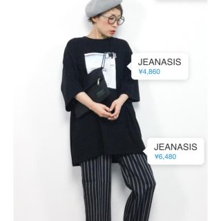 ジーナシス(JEANASIS)のジーナシス BIGフォトプリント Tシャツ(Tシャツ(半袖/袖なし))