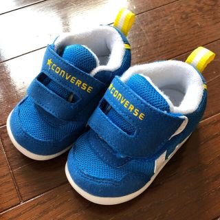 コンバース(CONVERSE)のファーストシューズ 青 11.5センチ(スニーカー)