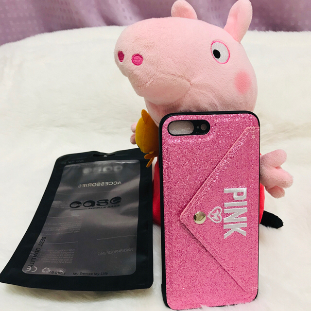 Victoria's Secret(ヴィクトリアズシークレット)のIphone 7/8 Plus ケース PINK スマホ/家電/カメラのスマホアクセサリー(iPhoneケース)の商品写真