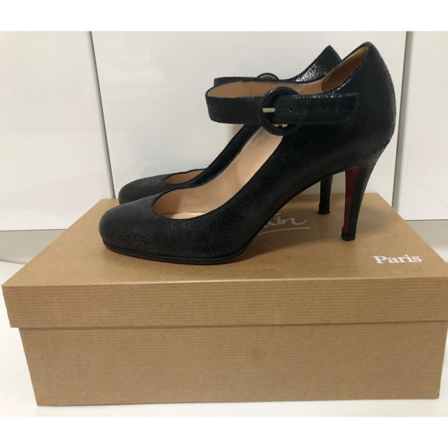 正規店購入Christian Louboutin黒パンプス36