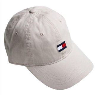 トミーヒルフィガー(TOMMY HILFIGER)のTOMMY HILFIGER コットンキャップ トミー ベージュ(キャップ)