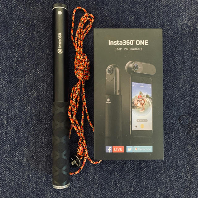 Insta360 ONE 360°カメラ(自撮り棒、ヒモ付き) Insta360 ONE 360°カメラ(自撮り棒、ヒモ付き)