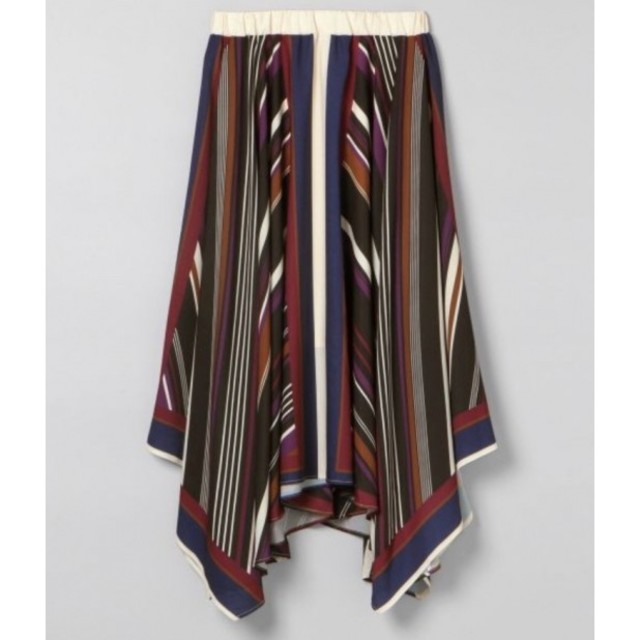 JEANASIS(ジーナシス)のジーナシス アソートスカーフアシメスカート レディースのスカート(ロングスカート)の商品写真