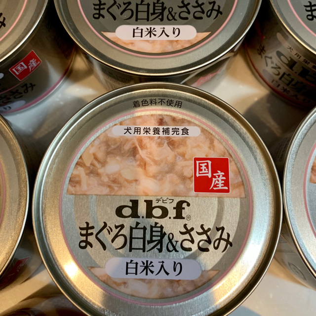 dbf(デビフ)のデビフ  犬用缶詰 まぐろ白身ささみ、鶏肉チーズ 11缶 その他のペット用品(ペットフード)の商品写真