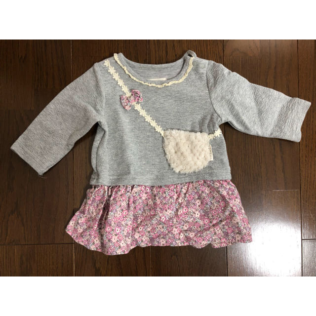 しまむら(シマムラ)のワンピース 70サイズ キッズ/ベビー/マタニティのベビー服(~85cm)(ワンピース)の商品写真