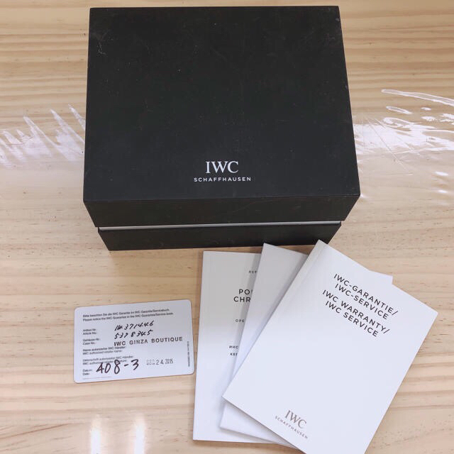 IWC(インターナショナルウォッチカンパニー)のかつかつ様専用  IWC 時計 ポルトギーゼ オートマ クロノグラフ 正規 メンズの時計(腕時計(アナログ))の商品写真