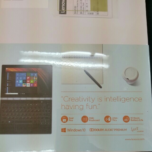 PC/タブレット5千円相当専用スリーブ付きYOGA BOOK with Windows 64GB