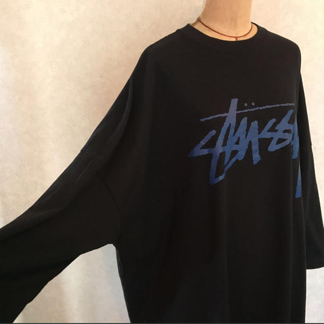 STUSSY(ステューシー)のstussy women stock big dress ♡ タグ付き レディースのワンピース(その他)の商品写真