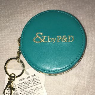 アンドバイピーアンドディー(&byP&D)の&by P&D キーリング・フック付きコインケース ミニポーチ(コインケース)