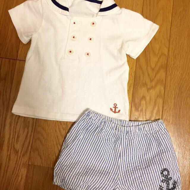 BeBe(ベベ)のたった様専用 セーラーマリンセット80 キッズ/ベビー/マタニティのキッズ服男の子用(90cm~)(その他)の商品写真