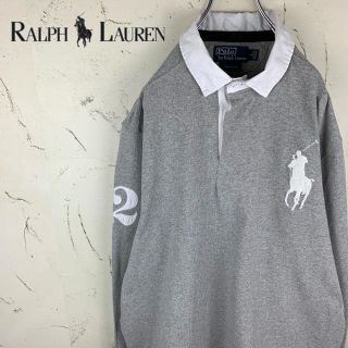 ポロラルフローレン(POLO RALPH LAUREN)の【レア】ポロ ラルフローレン ラガーシャツ ビッグステッチロゴ 90's (ポロシャツ)