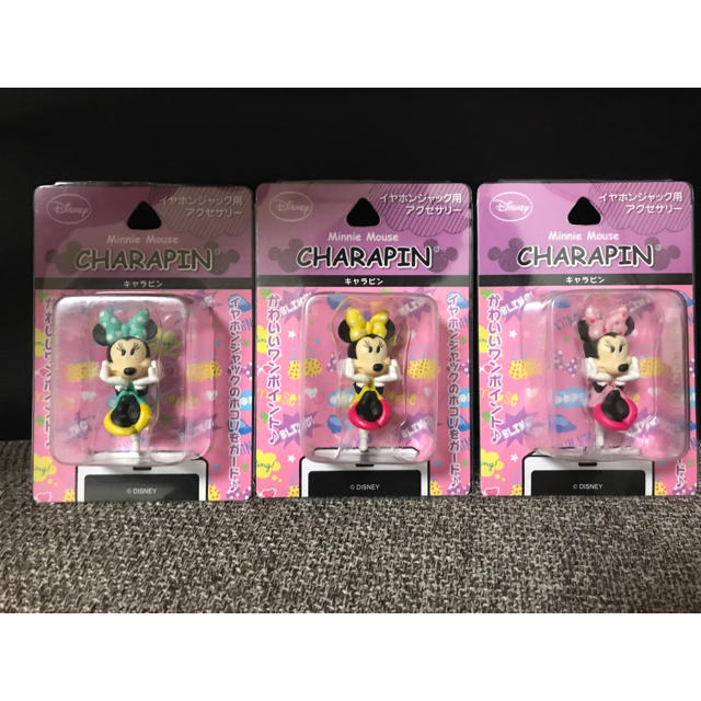 Disney(ディズニー)のキャラピン ディズニー 3種 イヤホンジャック 別売り可 ミニ DISNEY スマホ/家電/カメラのスマホアクセサリー(ストラップ/イヤホンジャック)の商品写真