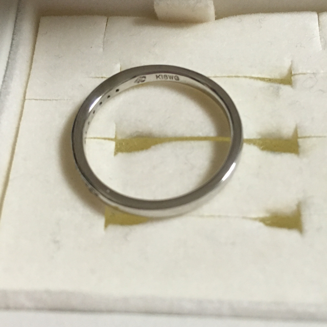 4℃(ヨンドシー)の新品未使用 k18 ホワイトゴールド ダイヤモンド エタニティ リング 9号 レディースのアクセサリー(リング(指輪))の商品写真