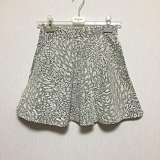 トップショップ(TOPSHOP)のレオパードフラワー フレアスカート(ミニスカート)