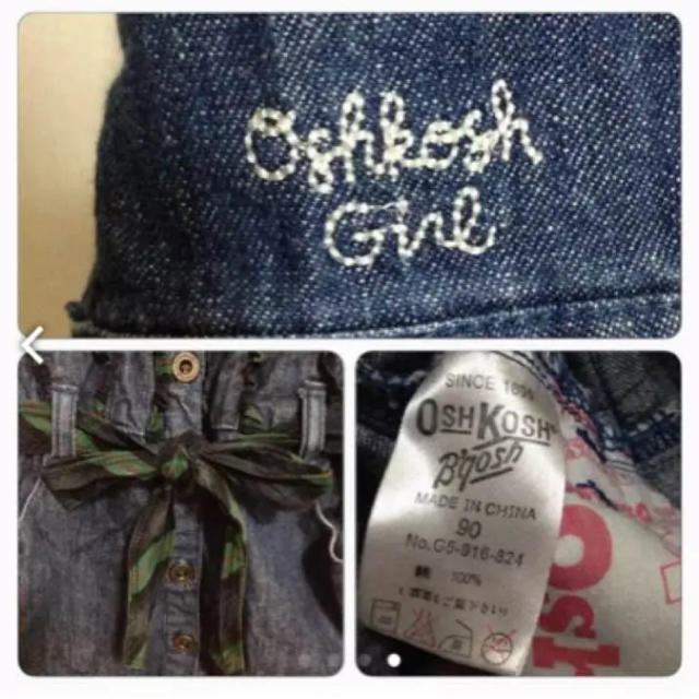 OshKosh(オシュコシュ)のOSH KOSH♡ワンピース 90〜95 キッズ/ベビー/マタニティのキッズ服女の子用(90cm~)(ワンピース)の商品写真