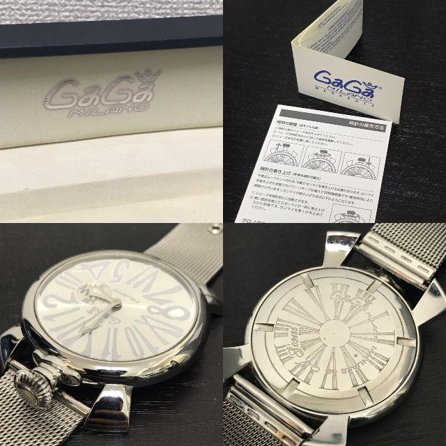 GaGa マヌアーレスリム 電池交換済!
の通販 by yo-'s shop|ガガミラノならラクマ MILANO - ガガミラノ 美品☆ 腕時計 格安安い