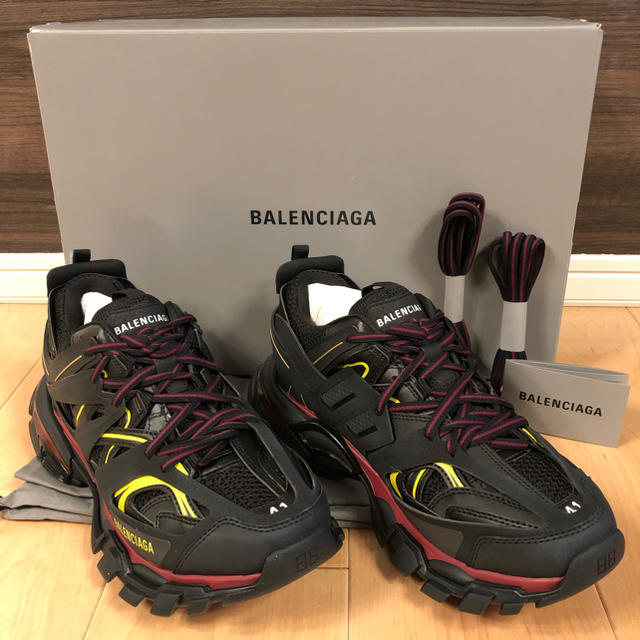 新色 BALENCIAGA track バレンシアガ トラック スニーカー 41