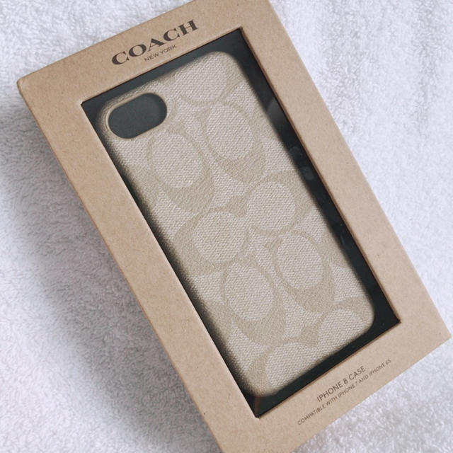 COACH iPhone 8 ケース アイボリー