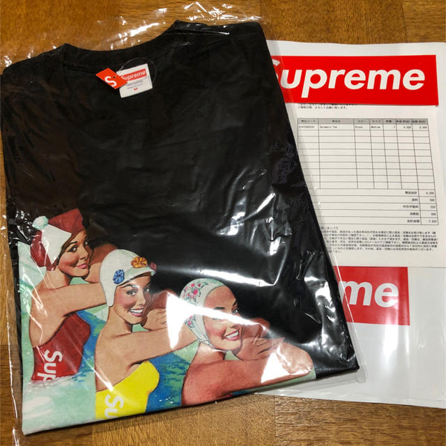 【美品】SUPREME Swimmers Tee 黒 M シュプリーム スイマー