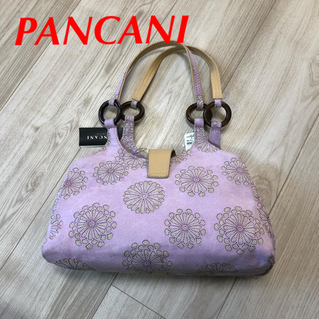 新品 PANCANI 本革 パンカーニ イタリア製 ハンドバッグ