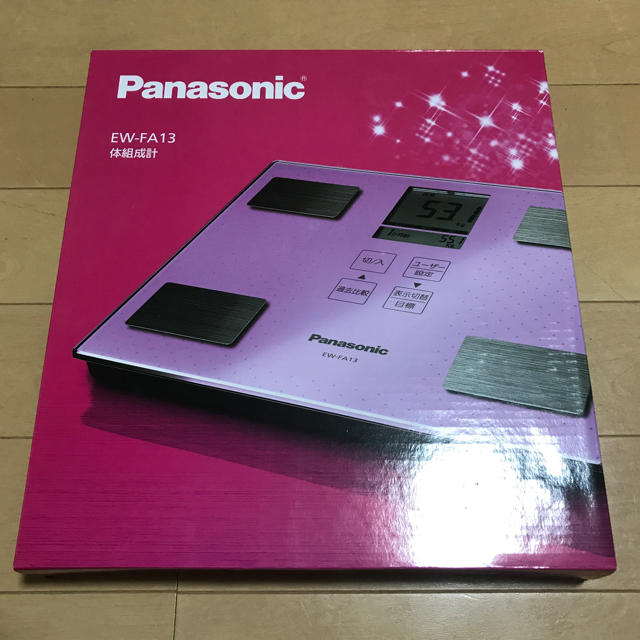 Panasonic(パナソニック)のパナソニック 体組成計 EW-FA13-M スマホ/家電/カメラの美容/健康(体重計/体脂肪計)の商品写真