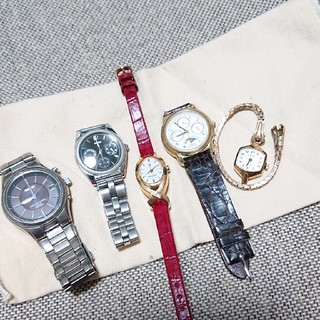 セイコー(SEIKO)のまとめ売り 時計 セイコー ルキア カシオ 他 5点セット 稼働と不動有り(その他)