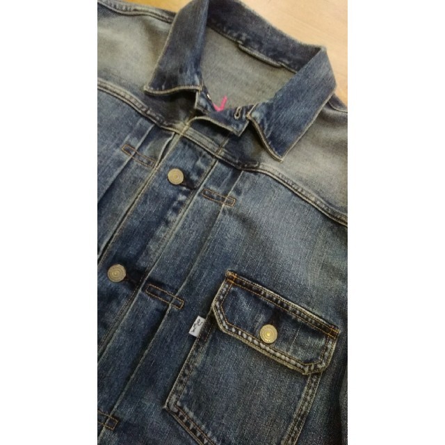 KIM JONES(キムジョーンズ)のGU × KIM JONES ｼﾞｰﾕｰ ×ｷﾑｼﾞｮｰﾝｽﾞデニムジャケット  メンズのジャケット/アウター(Gジャン/デニムジャケット)の商品写真